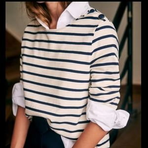 NWT J. Crew Mariniere boatneck T-shirt